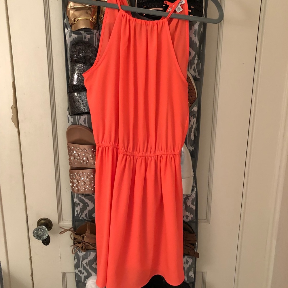 American Eagle hot pink dress